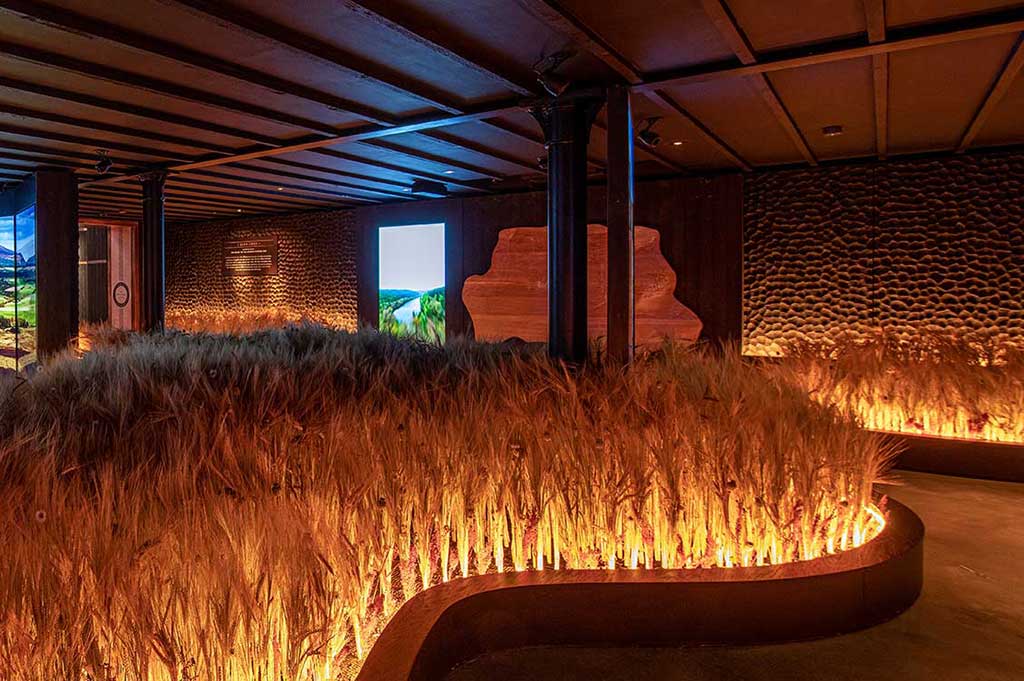 fibre optic lighting at Glenlivet Visitor Centre
