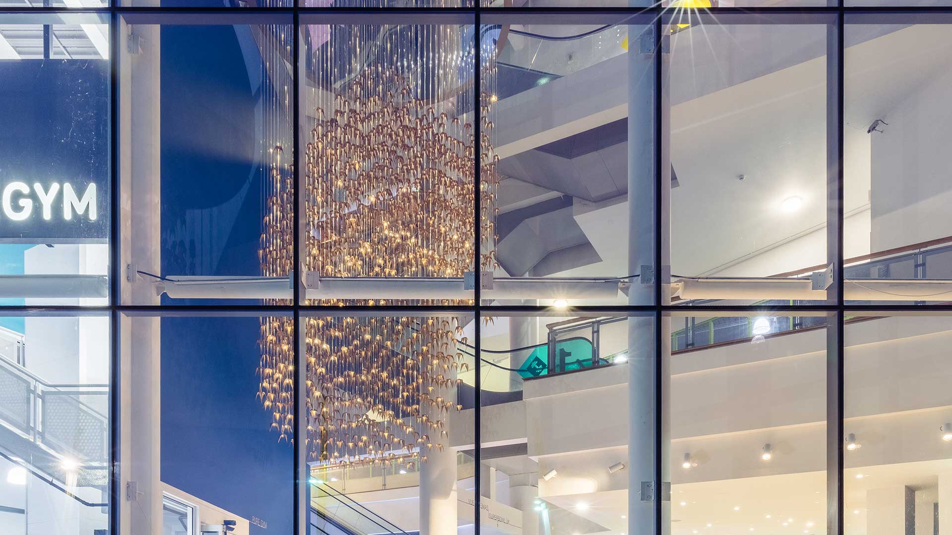cardiff stadium chandelier