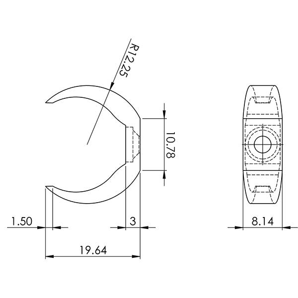 metroled c clip cad