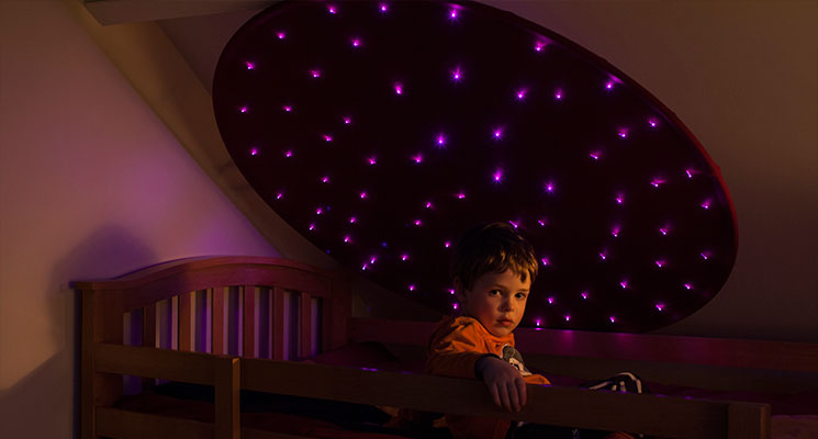 fibre optic star ceiling ring image 2